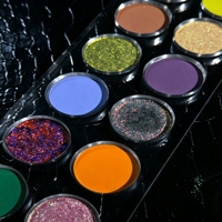 Palette de fards à paupières 12 couleurs, maquillage pour les yeux, créez votre propre marque, étiquette privée, fini brillant, fini mat, fard à paupières personnalisé, imperméable