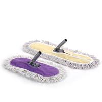 Vente en gros en usine Nettoyage domestique Vadrouille plate à usage intensif Vadrouille à poussière en coton pour le nettoyage des sols