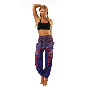 Pantalones de Yoga para Mujer con Estampado Digital al por Mayor, Pantalones de Yoga Anchos Estilo Harem Indio - Product Image 6