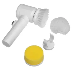 Nettoyant Brosse de Nettoyage ÉLectrique Spin Scrubber Cuisine Salle de  MéNage Rechargeable Brosse de Nettoyage Rotative