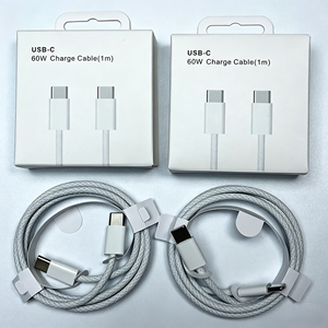 Cable de carga USB-C a USB-C de 1m y 60W, cable de carga rápida trenzado universal para iPhone 15/16/17 - Product Image 6