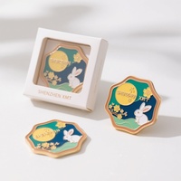 Médailles en aluminium colorées CMYK avec motifs d'animaux mignons, taille personnalisable, gravure durable, utilisation promotionnelle, décoration polyvalente pour la cuisine