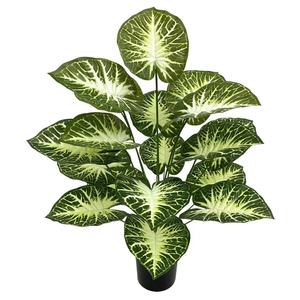 Real Touch Plastique Feuilles Artificielles Plantes Arbre Artificiel Plantes Artificielles En Pot Bonsaï Jardin Intérieur Extérieur - Product Image 4