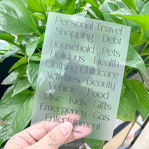 Hot bán nhãn dán PVC không thấm nước Nhãn dán vinyl tấm không thấm nước Vinyl Nụ Hôn cắt tấm Frosted Sticker - Product Image 5