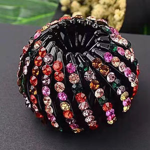 BELLEWORLD – vente en gros de cheveux en forme de nid coréen, chignon donut, anneau, fabricant de cheveux, <span class=keywords><strong>coiffure</strong></span>, strass, fabricant de chignon - Product Image 5