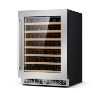 <span class=keywords><strong>Enfriador</strong></span> <span class=keywords><strong>de</strong></span> vino pequeño <span class=keywords><strong>de</strong></span> una sola zona <span class=keywords><strong>de</strong></span> plata empotrado debajo del mostrador R600a - Product Image 5