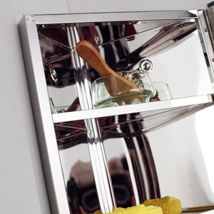 Triangle moderne coin suspendu miroir armoire salle de bain mural vanité armoire - Product Image 4