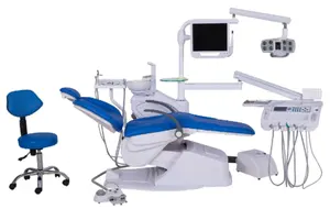 Singularity 2024 Nova cadeira odontológica completa com microscópio e monitor e luxuosa luminária LED
