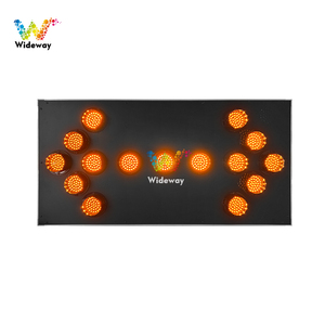 Panel <span class=keywords><strong>de</strong></span> Señalización LED <span class=keywords><strong>de</strong></span> 1200x600 con Flecha Dinámica Ámbar, 15 Lámparas Intermitentes, <span class=keywords><strong>de</strong></span> Aluminio, para Control <span class=keywords><strong>de</strong></span> Tráfico Direccional en Vehículos - Product Image 2