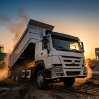 Б/у самосвал Sinotruk Howo 6x4, дизельный, 351-450 л.с., Евро-2, грузоподъемность 31-40 т, 10 колес, леворульный, продается