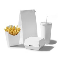 Caja de Comida Rápida Personalizada para Llevar, Caja de Hamburguesas Desechable para Restaurante, Caja para Pescado Frito, Camarones, Alitas de Pollo