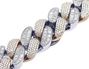 Bracelet en argent sterling avec diamants Moissanite VVS de créateur, serti à la main, bijoux de luxe pour cadeau de fête, vente en gros - Product Image 4