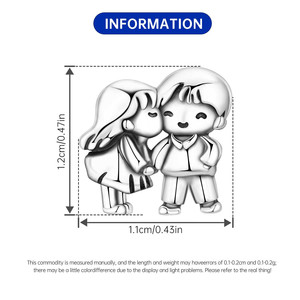 ต่างหู "คู่รักในวัยเด็ก" ดีไซน์ดั้งเดิม หรูหราแบบเรียบง่าย ทันสมัยและใช้งานได้หลากหลาย ขายส่งสำหรับผู้หญิง - Product Image 3