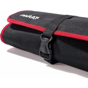 Sac à outils Parat, 15 poches, doublure en nylon, couleur rouge, fermeture à boucle, rangement universel pour outils - Product Image 4