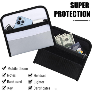 A4/A5 chống cháy túi tài liệu với dây kéo đóng cửa không thấm nước tiền túi lưu trữ Pouch cho vật có giá trị tài liệu tập tin tổ chức - Product Image 2