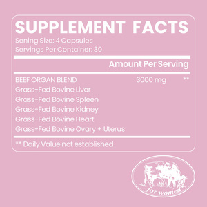 แค<span class=keywords><strong>ป</strong></span>ซูลซูเ<span class=keywords><strong>ป</strong></span>อร์ฟู้ดจากเนื้อวัวออร์แกนิกสำหรับผู้หญิง ช่วย<span class=keywords><strong>ป</strong></span>รับสมดุลฮอร์โมน เพิ่มพลังงาน สุขภาพดี ผลิตจากวัวที่เลี้ยงด้วยหญ้า <span class=keywords><strong>ป</strong></span>ล่อยเลี้ยงในทุ่งหญ้า บำรุงตับ หัวใจ <span class=keywords><strong>ไต</strong></span> และกระดูก - Product Image 4