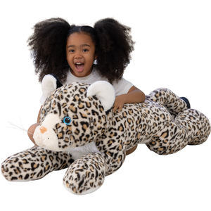 Chinesische Fabrik Große Realistische Leoparden-Stofftier-Kissen-Puppe zum Einschlafen, zur Beruhigung der Emotionen, Festival- und Geburtstagsgeschenk - Product Image 2