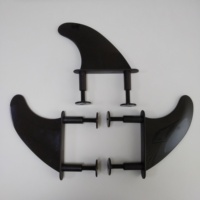 Ailette arrière souple en plastique pour planche de Surf souple 4.5 pouces G5 ailette de Surf à sommet souple avec vis à ailettes
