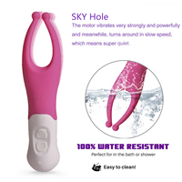 Vibrateur pour femmes à commande manuelle, moteur unique, stimulation double tête, 9 vitesses, prise USB/DC, étanche IPX5, port de charge, silencieux 40 dB