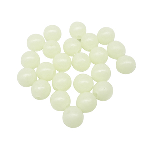 Perles de pêche en plastique souple rondes 6 mm 8 mm colorées lumineuses, bloqueurs de perles de pêche, accessoires de pêche - Product Image 1
