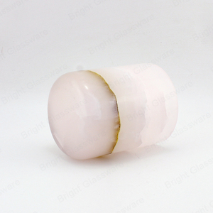 Onxy <strong>Range</strong> Luxury 20cl Pink Onyx Jar Stone <strong>Candle</strong> <strong>Holder</strong> in Bulk - Product Image 2