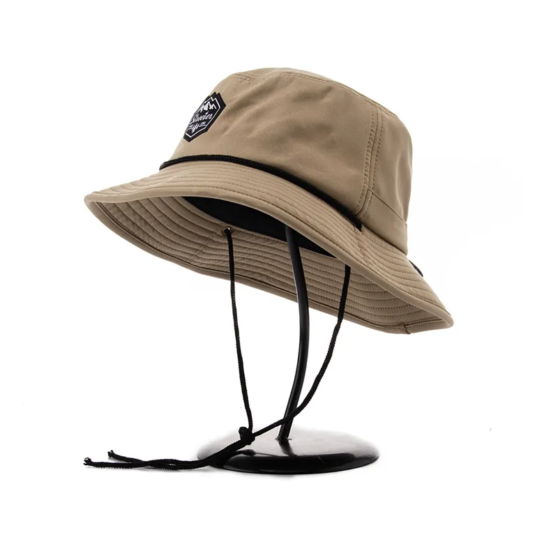 Aung Crown Outdoor boonie hat 100% algodón nylon personalizado alta calidad moda pescador gorras cubo sombrero bordado logo