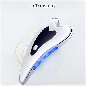 Nouveauté, luminothérapie faciale rechargeable, masseur lifting du cou avec chauffage et vibration - Product Image 5