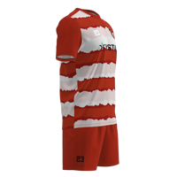 Seragam Jersey Sepak Bola Poliester Sublimasi Grosir, Dapat Disesuaikan, Maillot De Foot dan Camiseta De Futbol