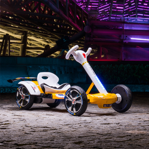 Voiture électrique pour enfants à quatre roues, kart à batterie avec siège pour enfants de 2 à 4 ans, fonctionnant à distance - Product Image 4