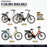 Expédition rapide depuis l'entrepôt UE : Vélo électrique de banlieue pour adulte 26 pouces, batterie lithium 36V 14.4Ah, 250W, aluminium léger, 7 vitesses, freins à disque, pour la ville