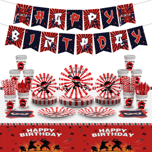 Ensemble de fournitures pour fête d'anniversaire sur le thème de Ninja, très vendu, pour enfants, décorations pour célébration d'anniversaire - Product Image 1