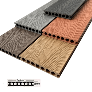 Tarima de WPC Impermeable Directo de Fábrica, Último Modelo con Diseño 3D de Madera, Tarima de WPC para Exteriores, Madera Plástica Compuesta - Product Image 3