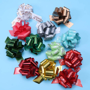 Oversized Pearlshine Solid Metallic Polypropylene <b>Pull</b> <b>Bow</b> Gift <b>Bow</b> for Wedding Birthday Anniversary Party Decoration - Product Image 4