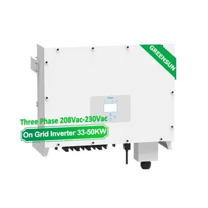 33kw 35kw 40kw 50kw 3 Fase Deye Solar 127V 220V Op Grid Omvormer Met Nul Export Toepassing