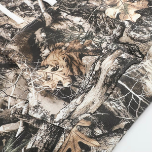 Felpa con Cappuccio Helobro Personalizzata con Stampa Digitale Camouflage Real Tree, 100% Cotone Pesante per Caccia, Pullover per <span class=keywords><strong>Uomo</strong></span> - Product Image 4