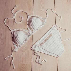 Bikini Brillante con Cuentas Personalizado, Bikini de Ganchillo Hecho a Mano, Conjunto de 2 Piezas, Traje de Baño de Lujo, Mini Bikini, Ropa de Playa, Traje de Baño para Mujer - Product Image 6