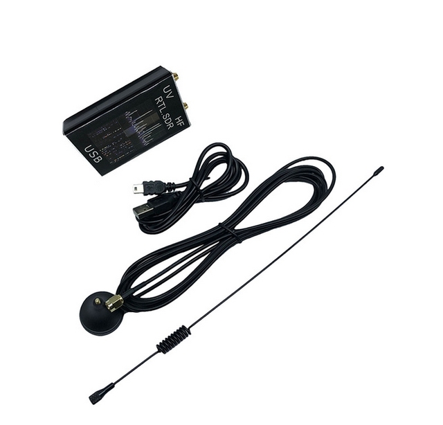 100KHz-1.7GHz Full Band U/V HF RTL-SDR USB Tuner Receiver/ R