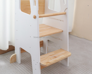 Sgabello Regolabile in Compensato di Betulla <span class=keywords><strong>per</strong></span> Bambini, Tavolo da Disegno Montessori, Torre di Apprendimento, Sgabello di Sicurezza <span class=keywords><strong>per</strong></span> Cucina e Bagno - Product Image 6
