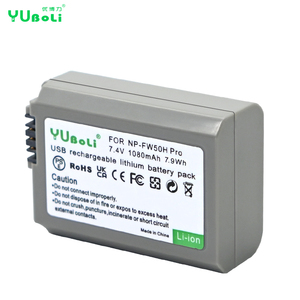 Nuevas baterías digitales de carga USB tipo C <span class=keywords><strong>6000</strong></span> NPFW50 NP FW50 para baterí<span class=keywords><strong>a</strong></span> de cámara <span class=keywords><strong>Sony</strong></span> a5000 NEX Series - Product Image 5