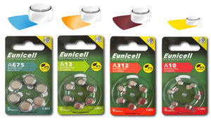 Купить Eunicell 1,4 вольт батареи для слуховых аппаратов 675 A675 - Product Image 4