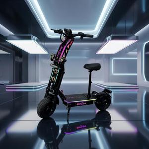 Scooter électrique à batterie lithium 72V 80AH 100AH, autonomie de 200KM-300KM par charge, 10000W, double transmission, EBS, scooter à essence pour adultes - Product Image 1