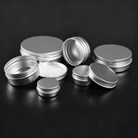 Boîte en aluminium 100g, étui à blush, pot de crème, pot à parfum, boîte à thé, boîte à bonbons de mariage en forme de lingot d'or, boîte cosmétique en aluminium 2oz