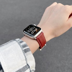 Correa de Reloj de Cuero de Lujo con Hebilla en Z, Correa Magnética Compatible con Relojes Inteligentes Serie 10 9 8 <span class=keywords><strong>SE</strong></span>, Elegante Correa de Muñeca Texturizada - Product Image 5