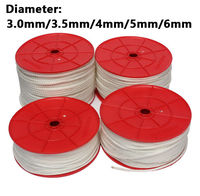Cordon de démarrage à rappel Taifu 3,5 mm x 100 m compatible avec les tronçonneuses et débroussailleuses Stihl, Husqvarna, Echo – Ligne en polyester 0000-930-2202