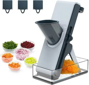 Hot tiện ích nhà bếp an toàn Slice mandoline slicer nhà bếp nhựa đa-slicer Rau cắt mandoline slicer