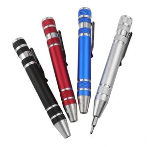Tournevis de précision magnétique multi-embouts 8-en-1 robuste avec rangement interne, outil de poche pour quincaillerie - Product Image 5
