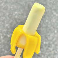 Es Krim Pisang Kupas Rasa Buah PoPI CAT Classic Murah Laris Manis 60g Box 36 Pcs/ctn Grosir Tersedia Camilan Eksotis Beku