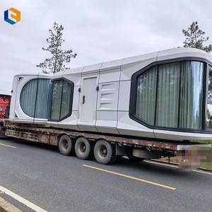 Cabine de capsule spatiale préfabriquée à vue panoramique pour les stations de <span class=keywords><strong>camping</strong></span> et de glamping panoramiques - Product Image 6