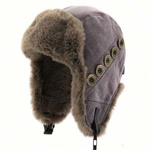 Gorro de Invierno para Esquí, Unisex, Cortavientos, Cálido, con Protección para las Orejas, Forrado de Piel Gruesa, a Prueba de Frío - Product Image 1