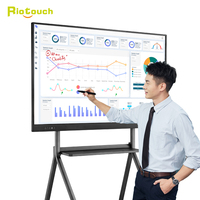 Pizarra Digital Interactiva LED de 75 Pulgadas a Precio Económico, Pantalla Todo en Uno, Pizarra Inteligente para Enseñanza, Panel Plano Interactivo